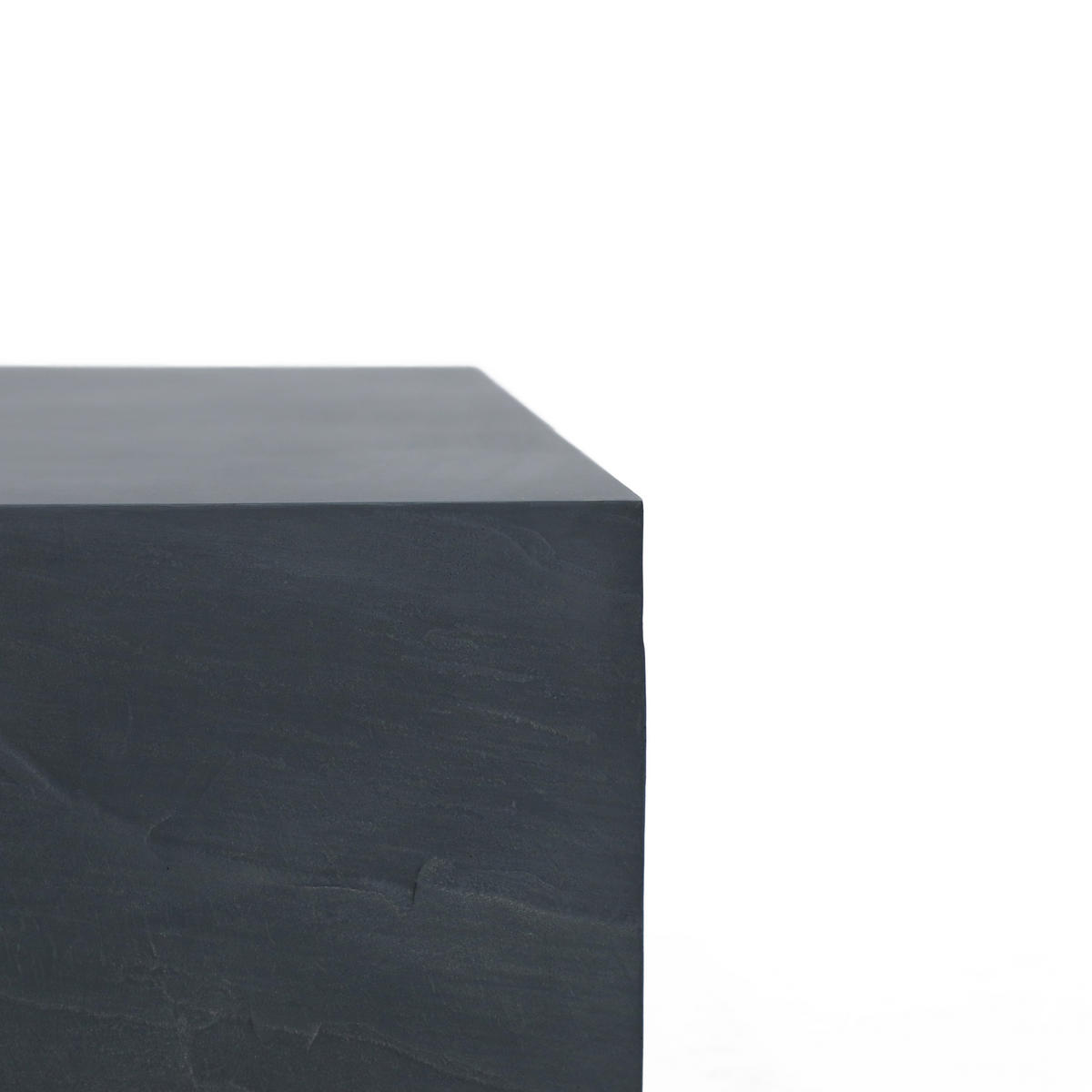 COUCHTISCH COLORADO aus GF-Beton Quadrat, Wetterbeständig, 86x86x41 cm - Dunkelgrau, Naturmaterialien (86/86/41cm) - Elementi