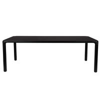 ESSTISCH Storm 180x90 cm Schwarz - Schwarz, Holz (220/90/75cm) - Zuiver
