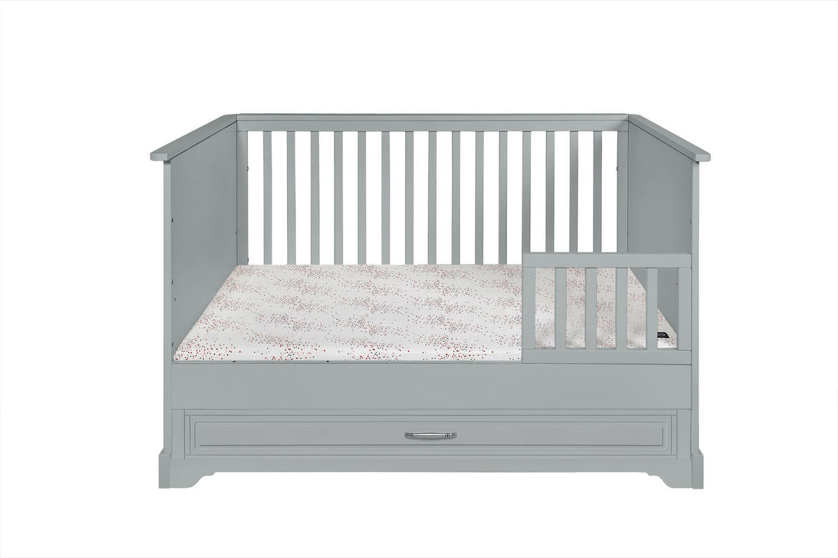 GITTERBETT Melody 140/70 - Grau, Holzwerkstoff (70/140cm) - RAUMHIRSCH FURNITURE