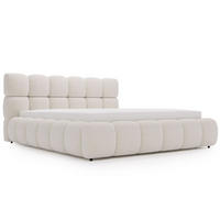 POLSTERBETT Modo 140x200 Bouclé-Stoff Beige - Beige, Textil (140/200cm) - Graingold