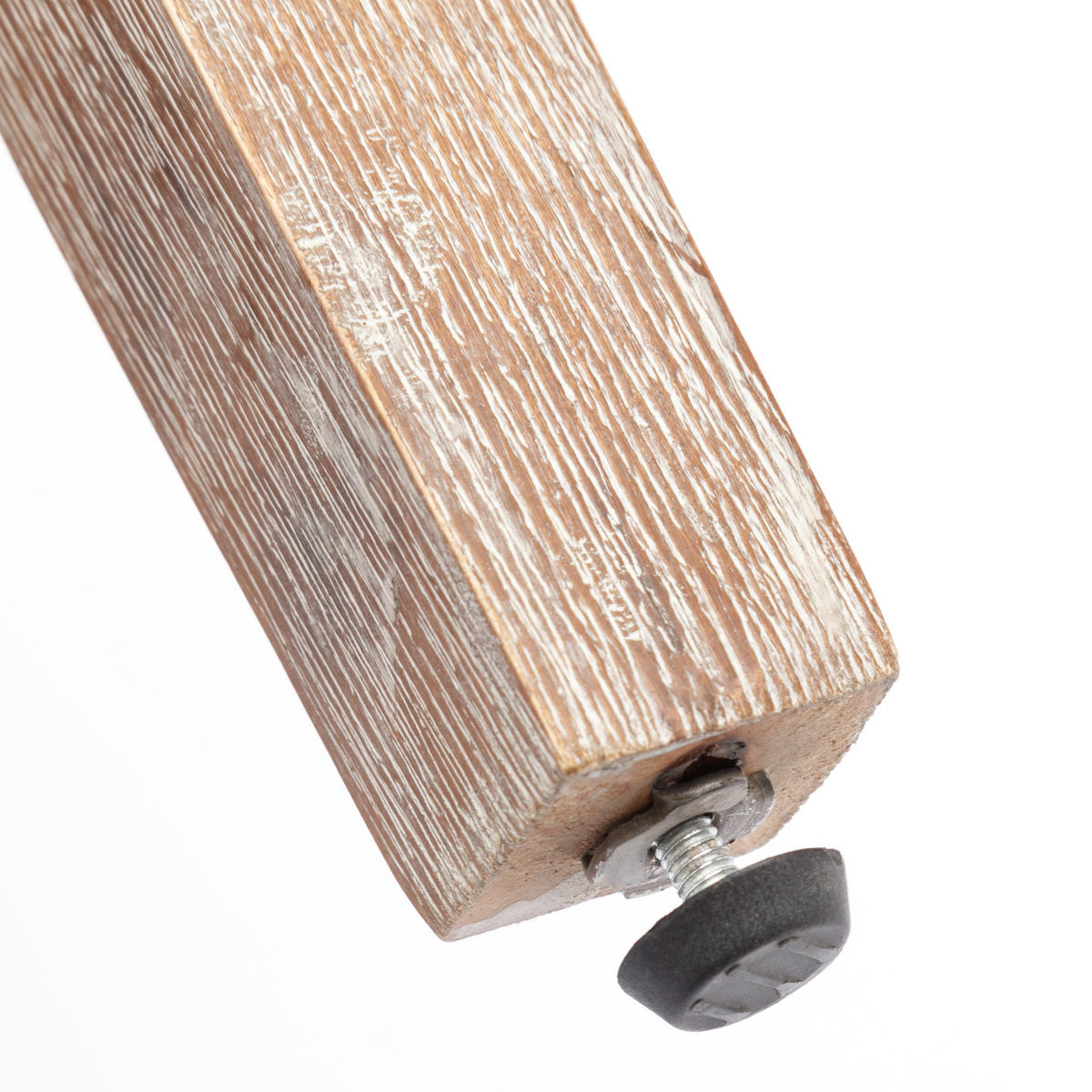 STUHL-SET DE-36966 2 Stück mit Türklopfer-Detail Helles Kamel - Sandfarben, Holz (63/95/49cm) - ComfortXL