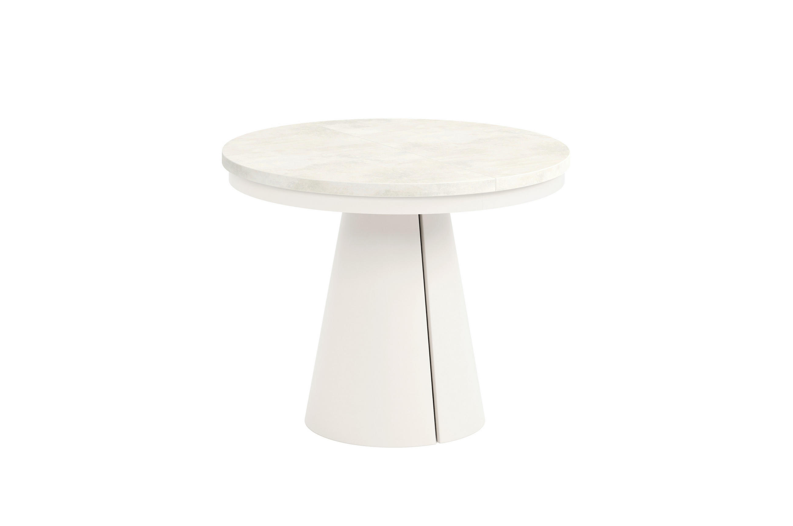 ESSTISCH CALMA Bis - Kaschmir/Beige, Holzwerkstoff/Metall (100/100/76cm) - Meblini