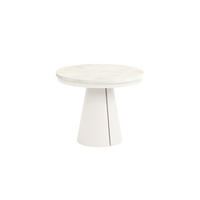 ESSTISCH CALMA Bis - Kaschmir/Beige, Holzwerkstoff/Metall (100/100/76cm) - Meblini
