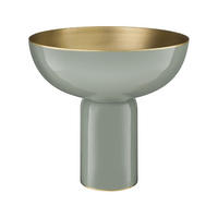 SCHÜSSEL High metal grün 24x23 cm - Salbeigrün, Metall (24/23cm) - Pip Studio