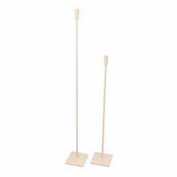 KERZENHALTER Eve Beige - Beige, Metall (15/120/15cm) - LOFT42