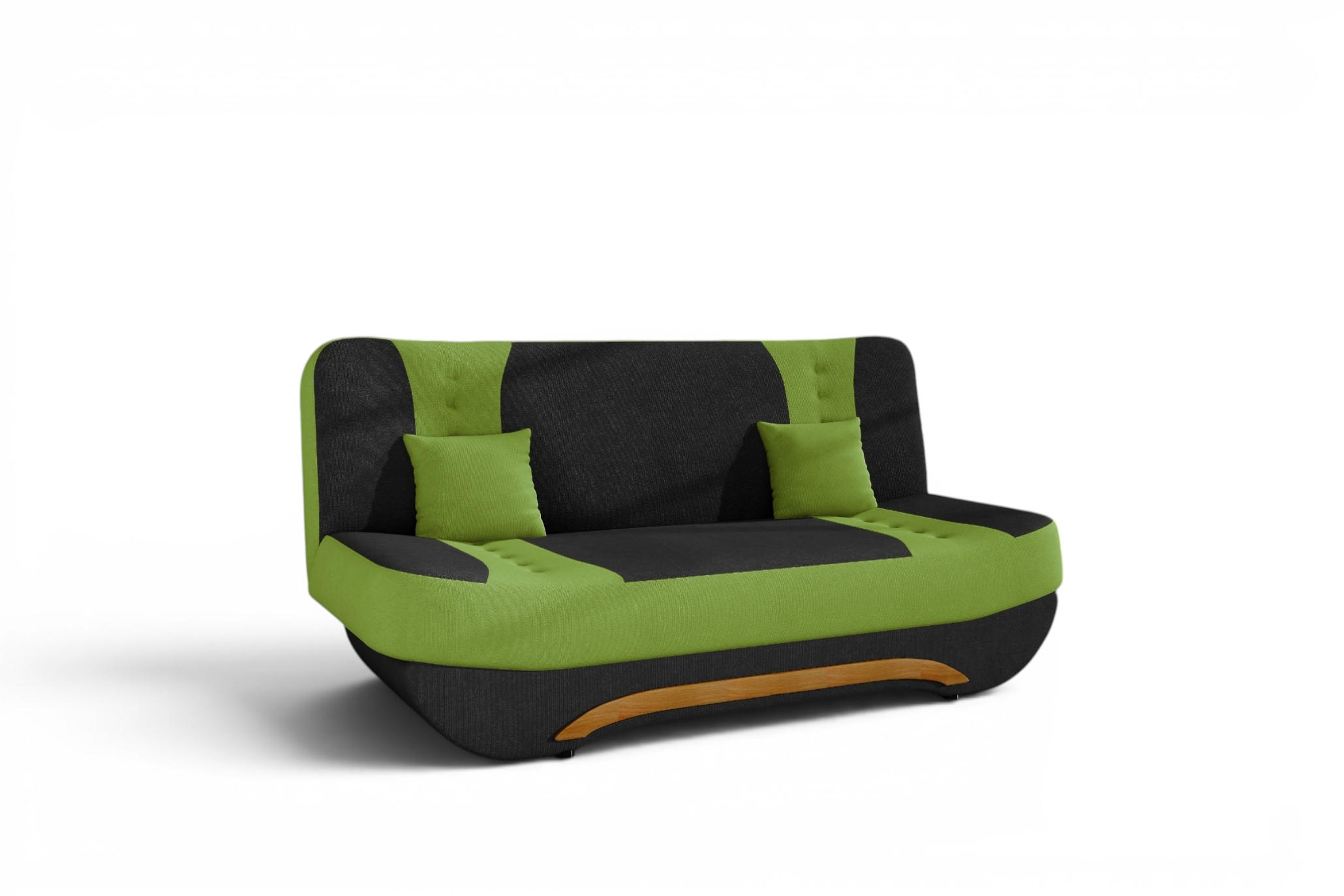 Fun Möbel Schlafsofa Grün 189x88x90 cm