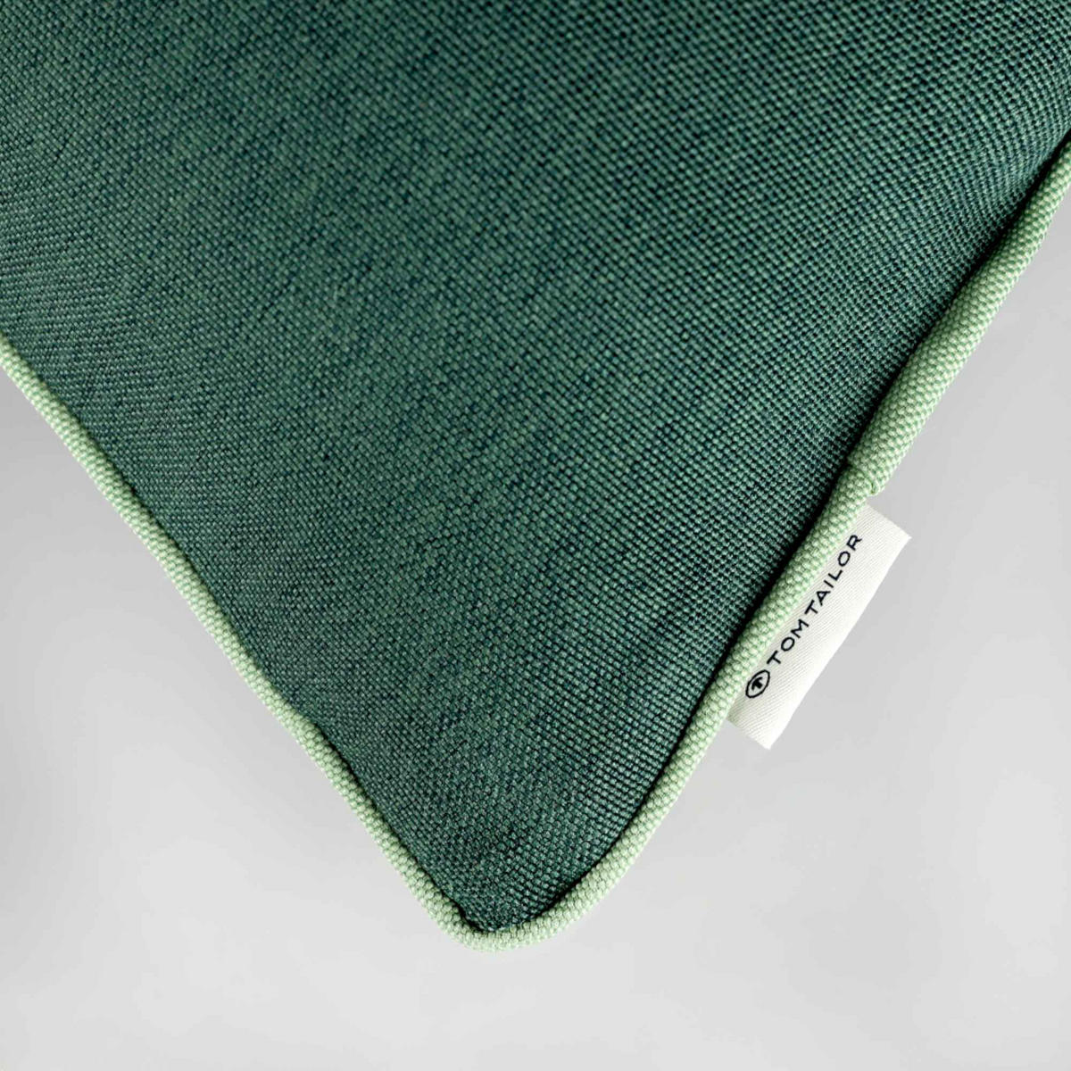 KISSENHÜLLE MEADOW - Dunkelgrün, Textil (50/30cm) - Tom Tailor