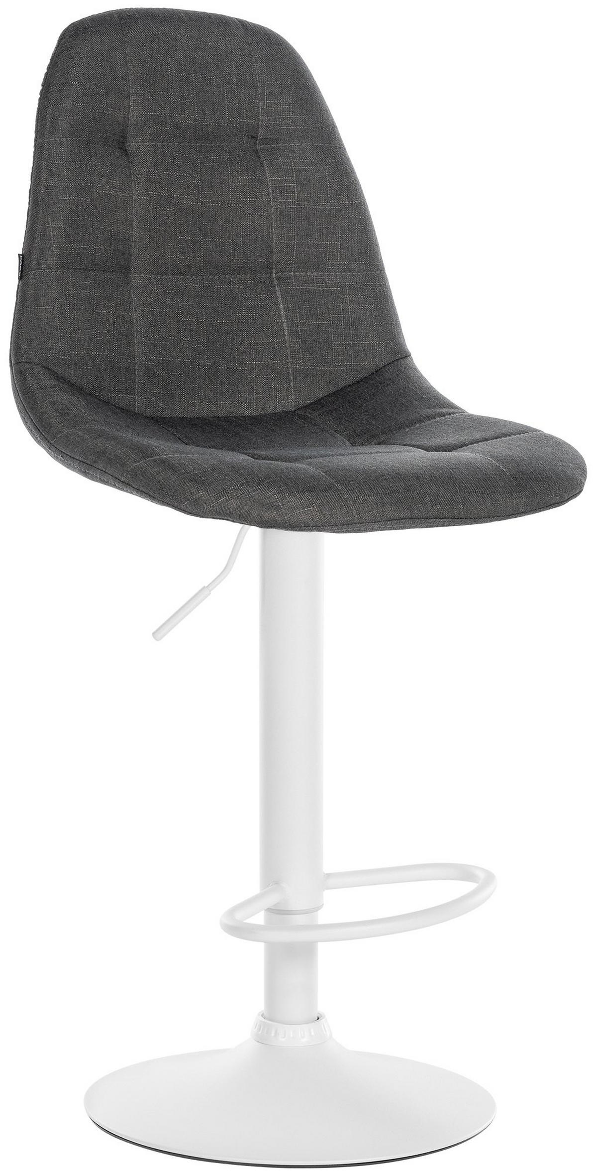 BARHOCKER Metall dunkelgrau - Dunkelgrau, Textil/Metall (47/99/56cm) - CLP