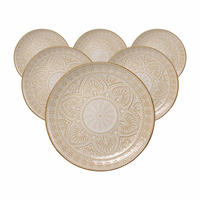 DESSERTTELLER Omara beige ø 21 cm 6er Set - Beige, Keramik (21cm) - Ritzenhoff Breker