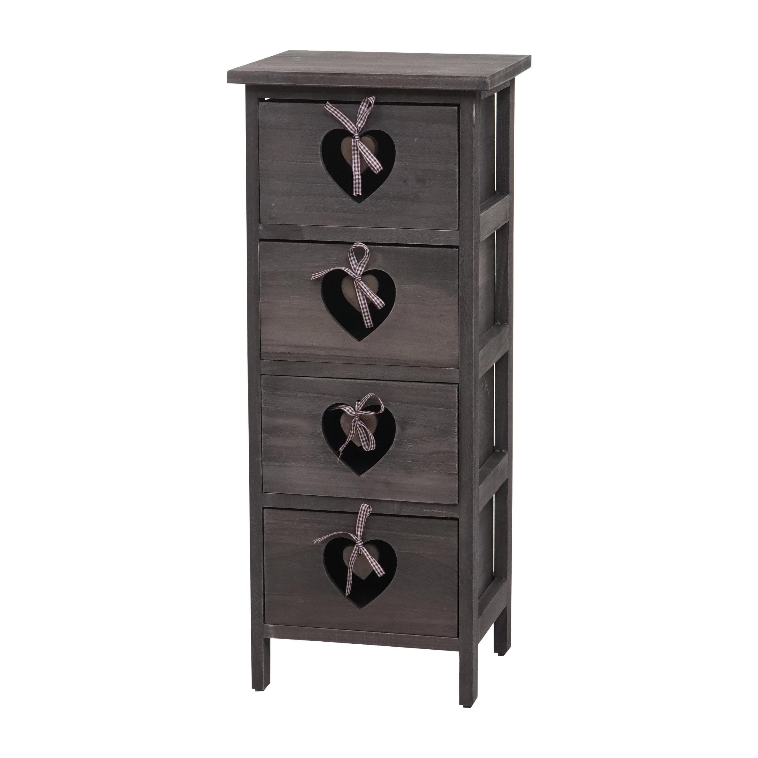 KOMMODE Grau, Braun - Braun/Grau, Holz (29/70/25cm) - MCW