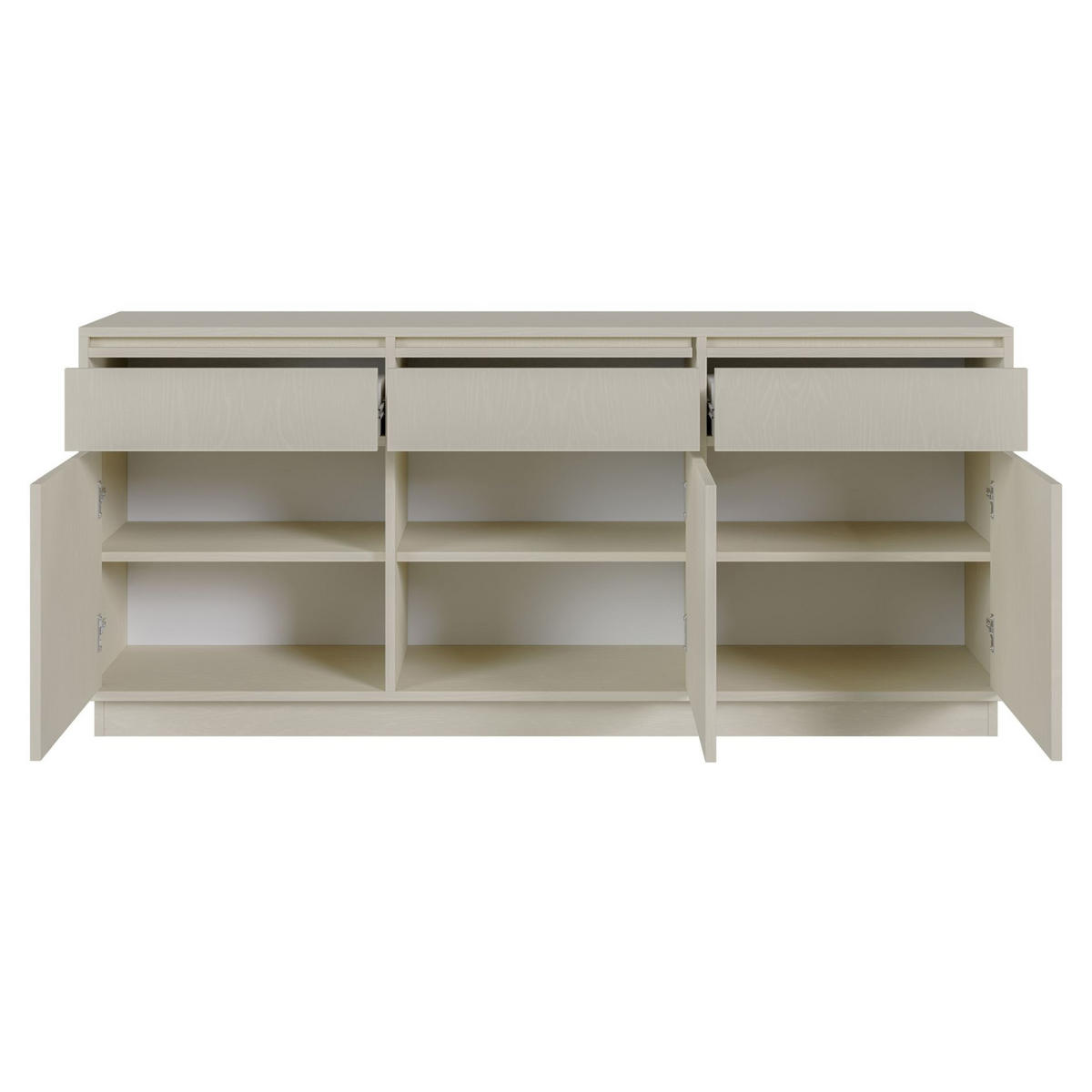 SIDEBOARD Evo Sandbeige 154 cm - Beige, Holzwerkstoff (154/68.6/39cm) - Selsey