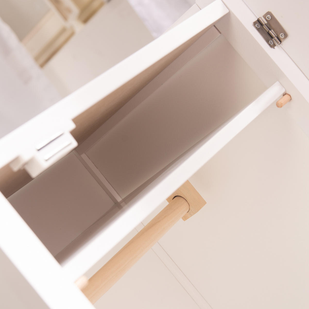 PUPPENKLEIDERSCHRANK Stella - Grau, Holzwerkstoff (29.5/52/26.5cm) - Roba