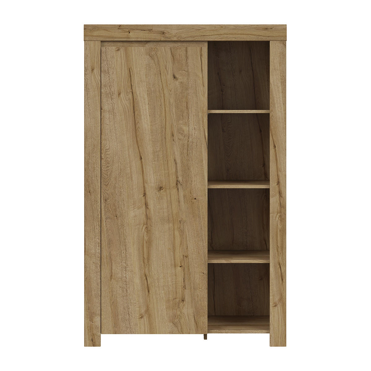 BÜCHERREGAL Hella Holz - Braun, Holzwerkstoff (98/156/42cm) - Petits-meubles