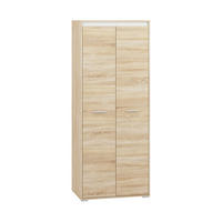 KLEIDERSCHRANK – AVO 02 – 80 cm – Avo – Sonoma Eiche / Weiß - Weiß/Sonoma Eiche, Holzwerkstoff (80/200/50cm) - hi-markt