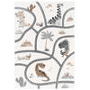 KINDER TEPPICH MAUI KIDS DINO STRASSENTEPPICH - Beige, Textil (200/290cm) - Pergamon