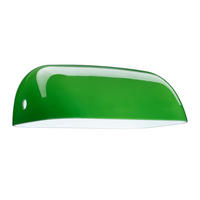 LAMPENSCHIRM - Grün, Glas (22.5/7.5/13.5cm) - Relaxdays