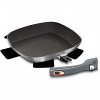 TITAN-GRILLPFANNE 28x28cm Moonlight BH6083 - Grau, Metall (28/28/4.1cm) - Berlinger Haus