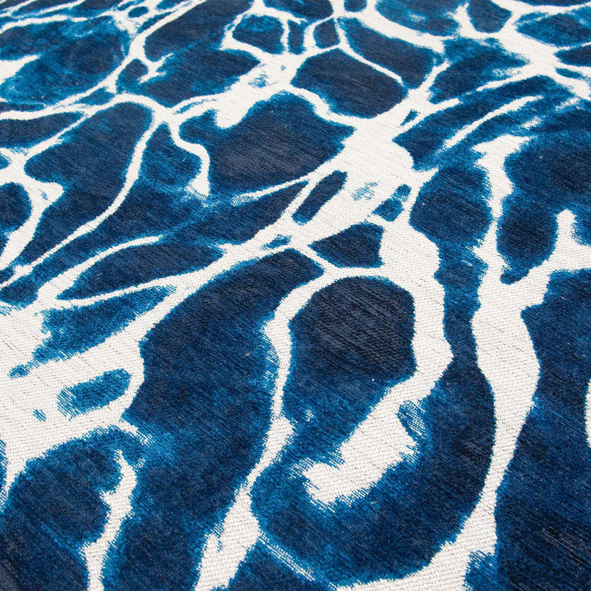TEPPICH Surf Meditation 140/140 cm - Blau, Textil (140/140cm) - Louis De Poortere