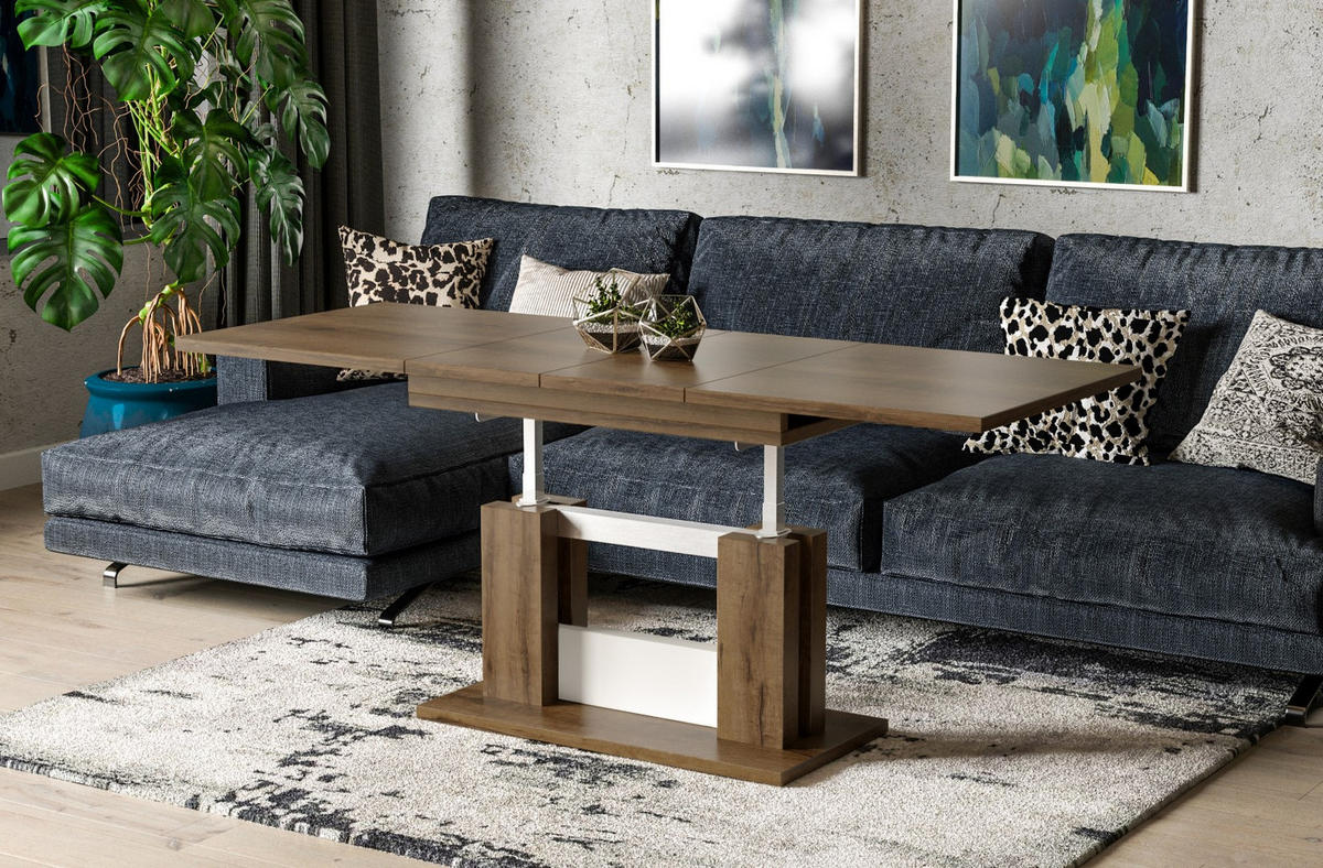 COUCHTISCH Fabel - Mooreichefarben, Holzwerkstoff (110/65/58cm) - Endo-Moebel