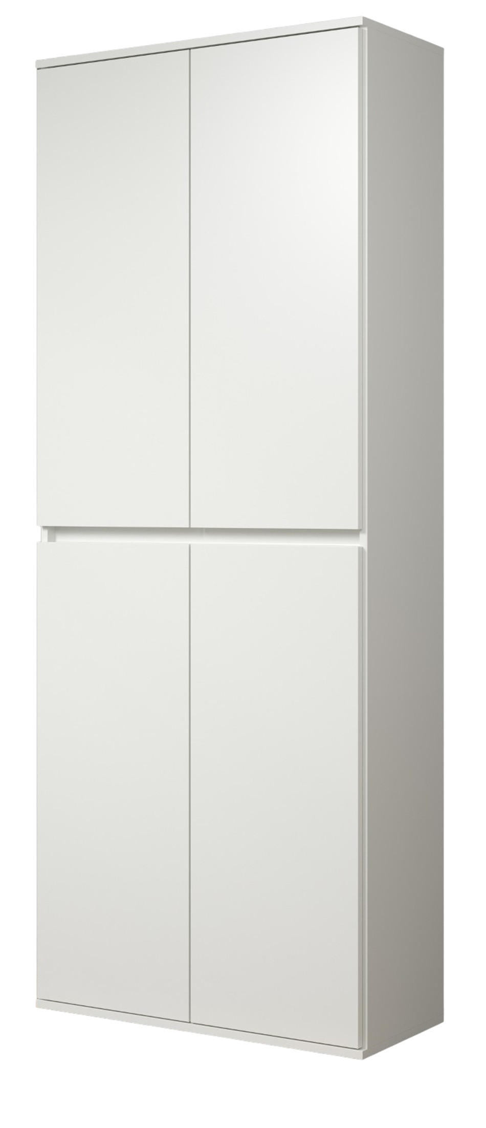 Top.Furn Garderobenschrank Weiß 74x191x34 cm
