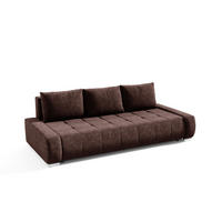 SCHLAFSOFA Vogar In Aston - Braun, Holzwerkstoff/Textil (240/85/110cm) - Fun Möbel
