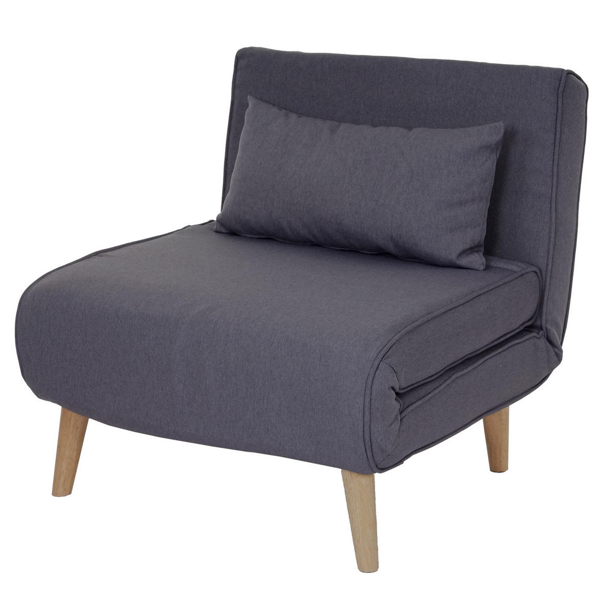 SCHLAFSESSEL Anthrazit - Anthrazit, Textil (75/77/70cm) - MCW