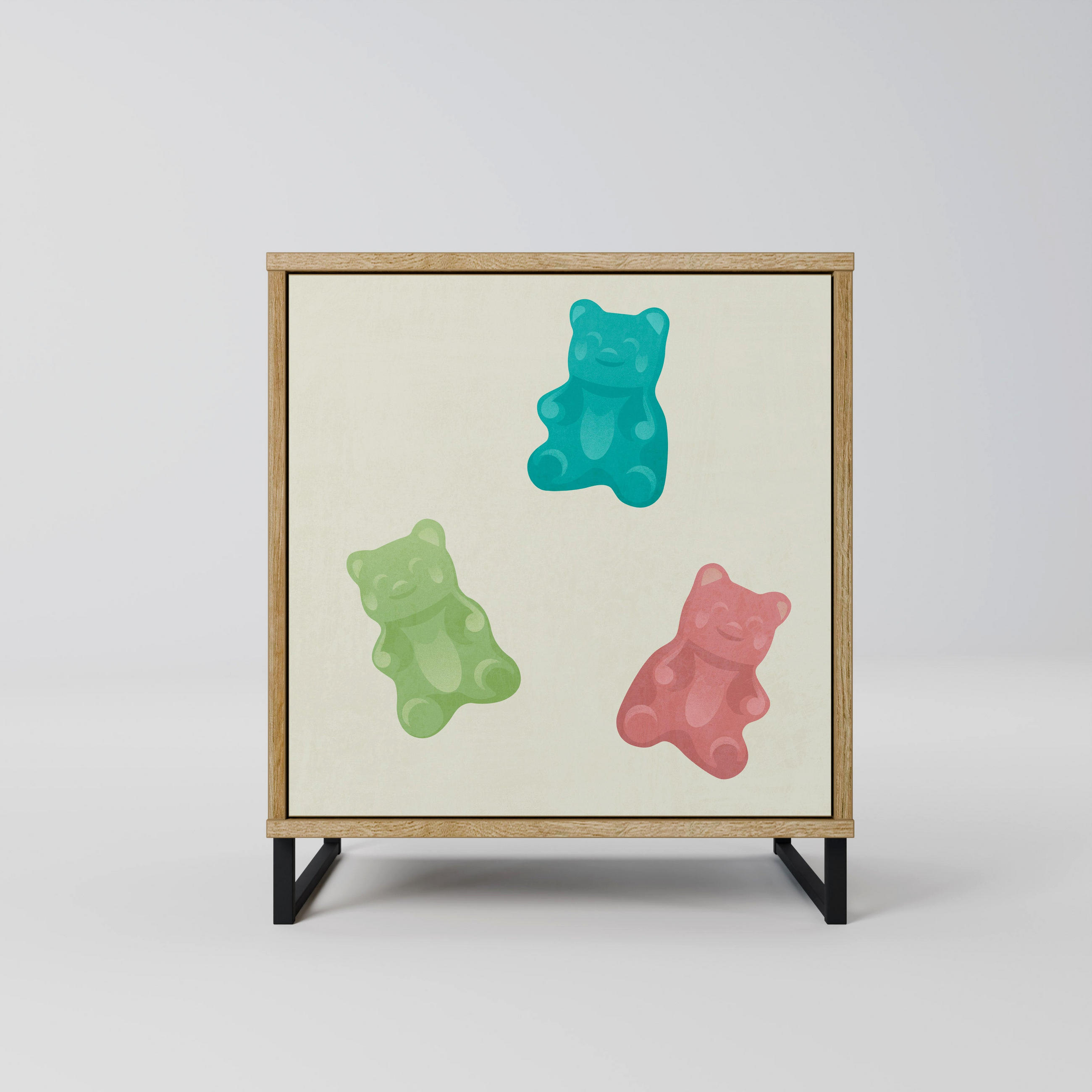 SpaceRebels Sideboard Eiche 57.5x67.5x42 cm