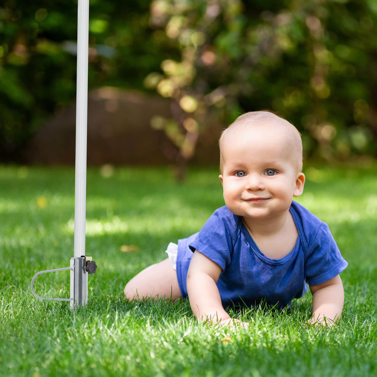 TRÁVNY hrot - sivá, kov/plast (20/42/5cm) - Relaxdays