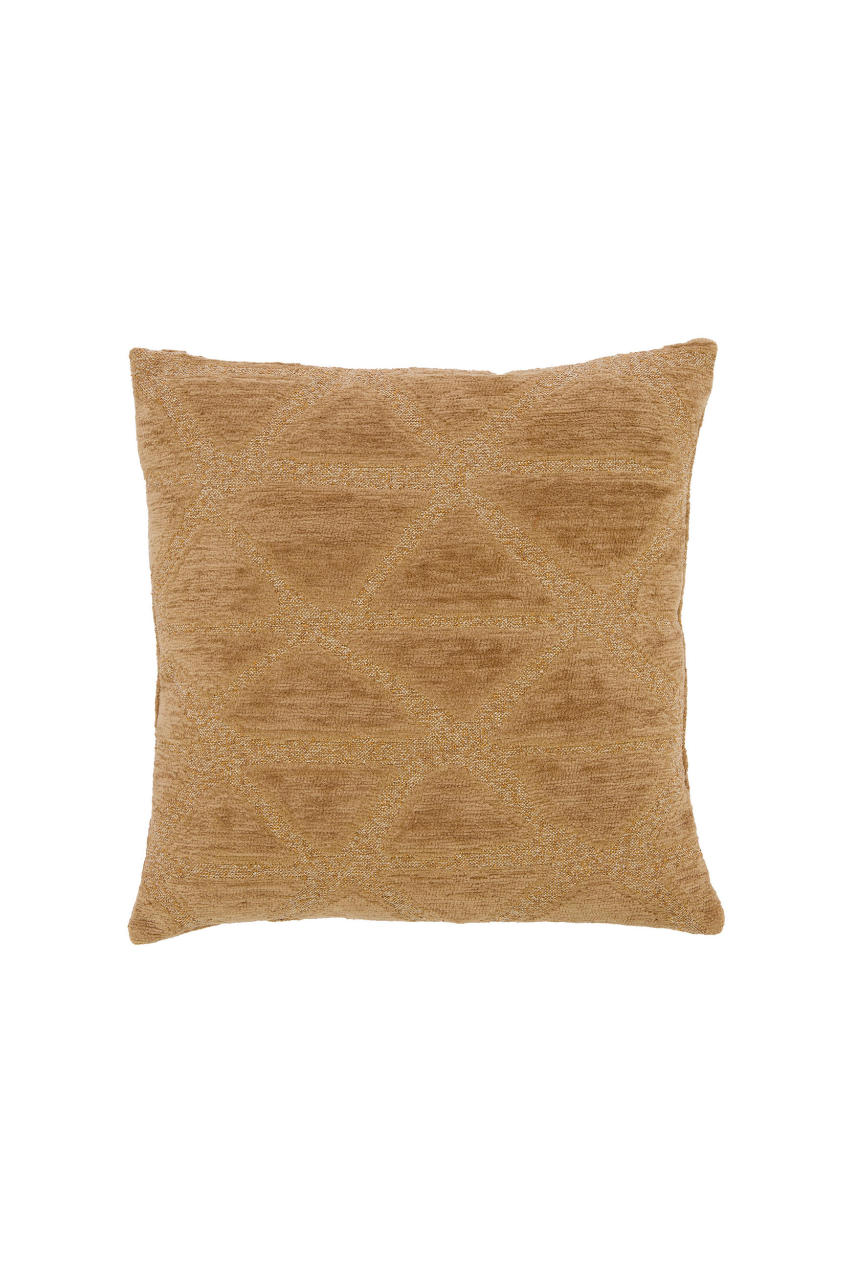 DEKOKISSEN Muncie Gelb 45/45/10 cm - Gelb, Textil (45/45cm) - Light & Living