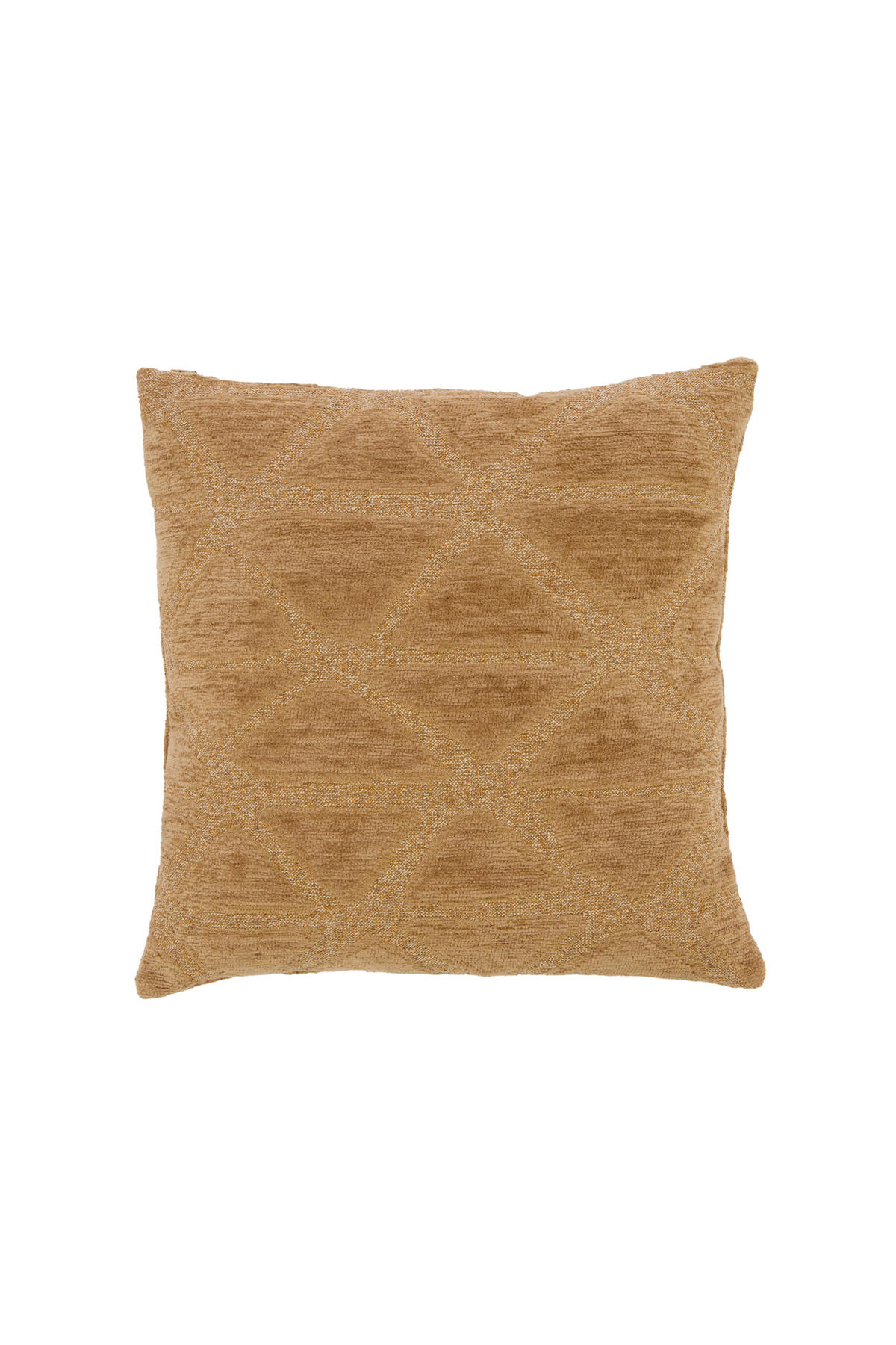 DEKOKISSEN Muncie Gelb 45/45/10 cm - Gelb, Textil (45/45cm) - Light & Living
