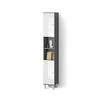 BADSCHRANK Fucino Anthrazit 30 x 190 cm - Anthrazit/Grau, Holzwerkstoff (30/190/30cm) - Livinity®