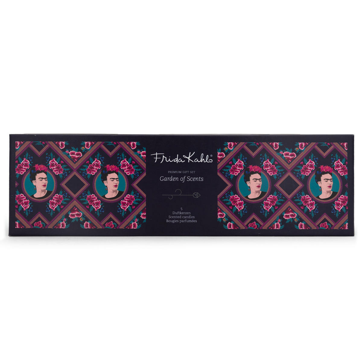 5tlg.DUFTKERZEN Set - Multicolor, Glas/Naturmaterialen (11cm)