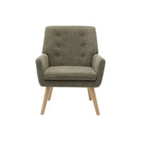 SESSEL mit gerader Rückenlehne - 1 Person - Stoff - Grün - - Grün, Textil (65/79/68cm) - Vente-Unique