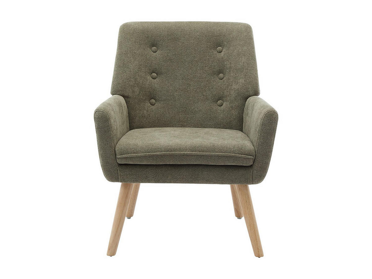 SESSEL - Stoff - Grün - SERINO - Grün, Textil (65/79/68cm) - Vente-Unique