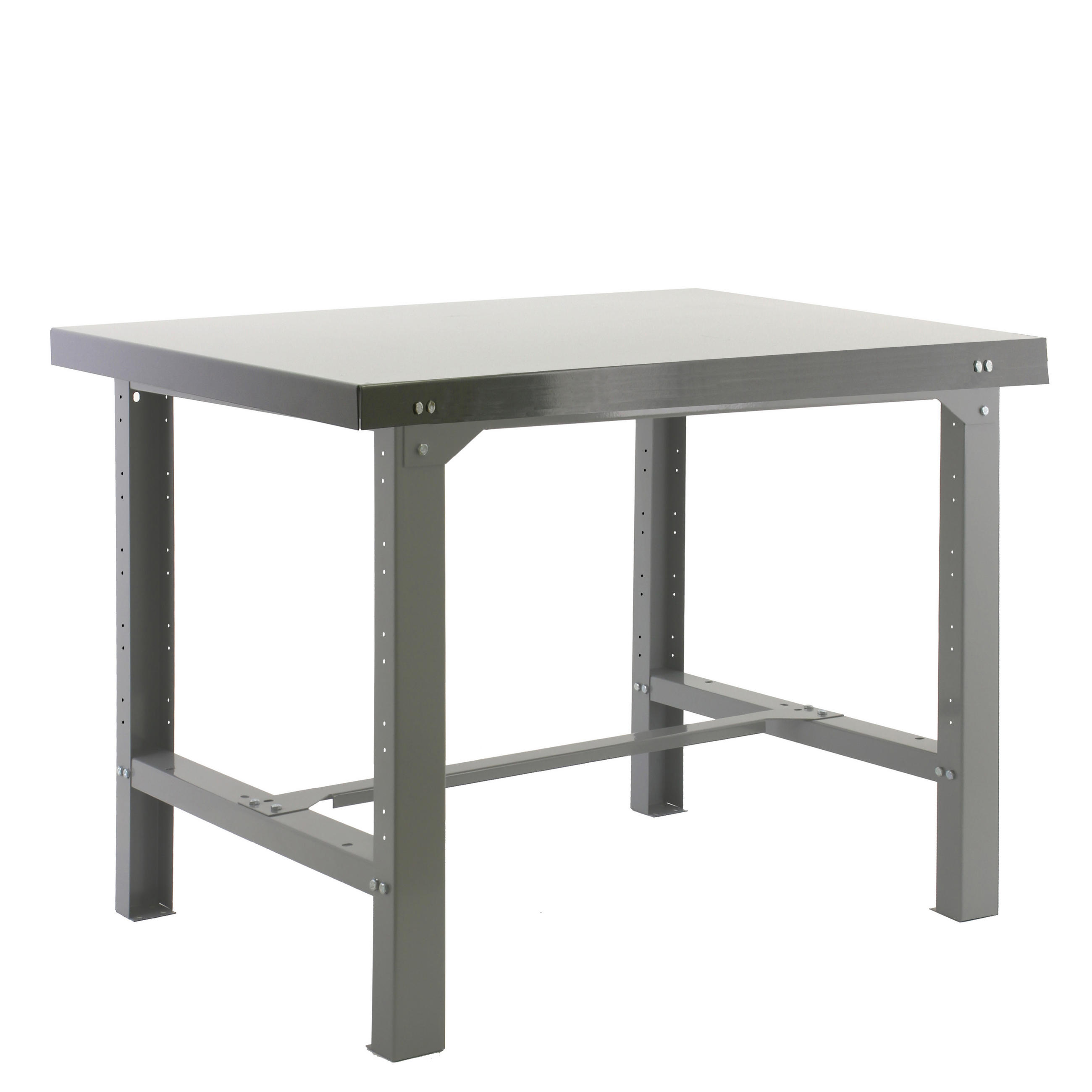 WERKBANK Buffalo Metal HxBxT 83 x 120 x 73 cm Traglast 600 kg Grau - Grau, Metall (120/83/73cm) - PROREGAL