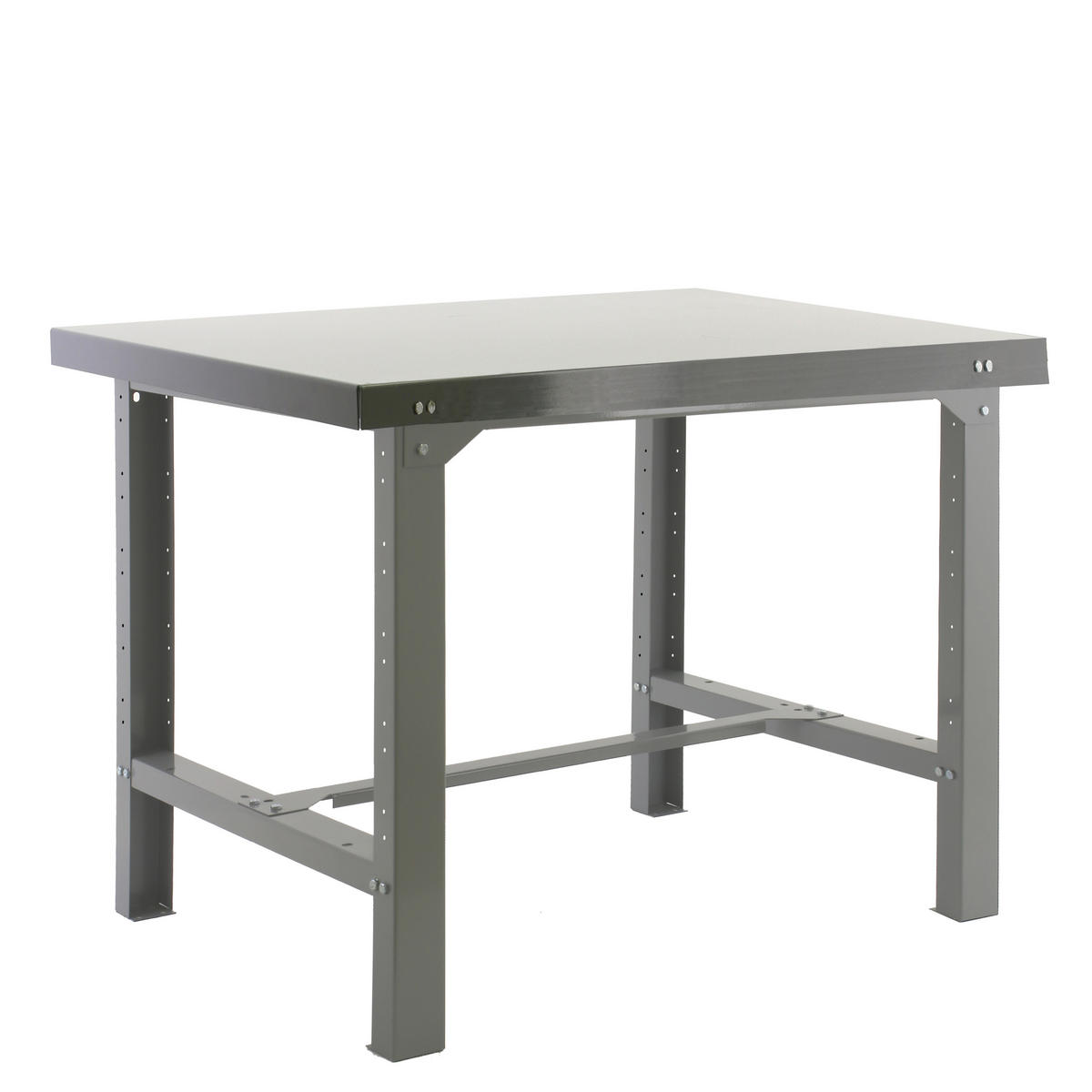 WERKBANK Buffalo Metal HxBxT 83 x 120 x 73 cm Traglast 600 kg Grau - Grau, Metall (120/83/73cm) - PROREGAL