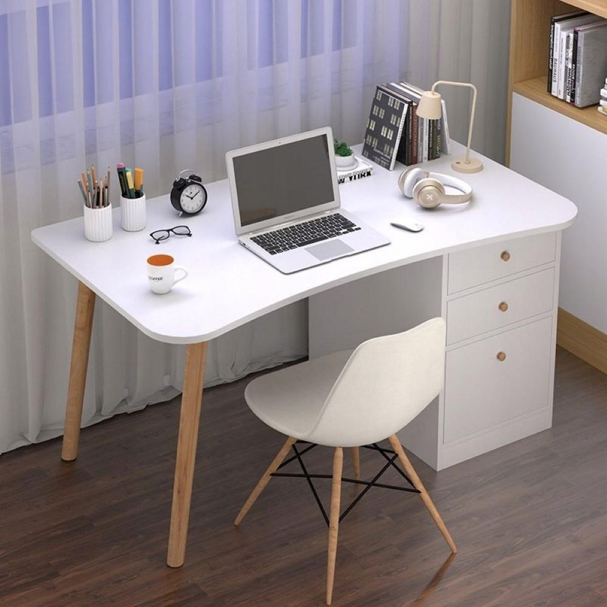 COMPUTERTISCH, weiß 100/50/73 cm - Weiß, Holzwerkstoff (50/100/73cm)