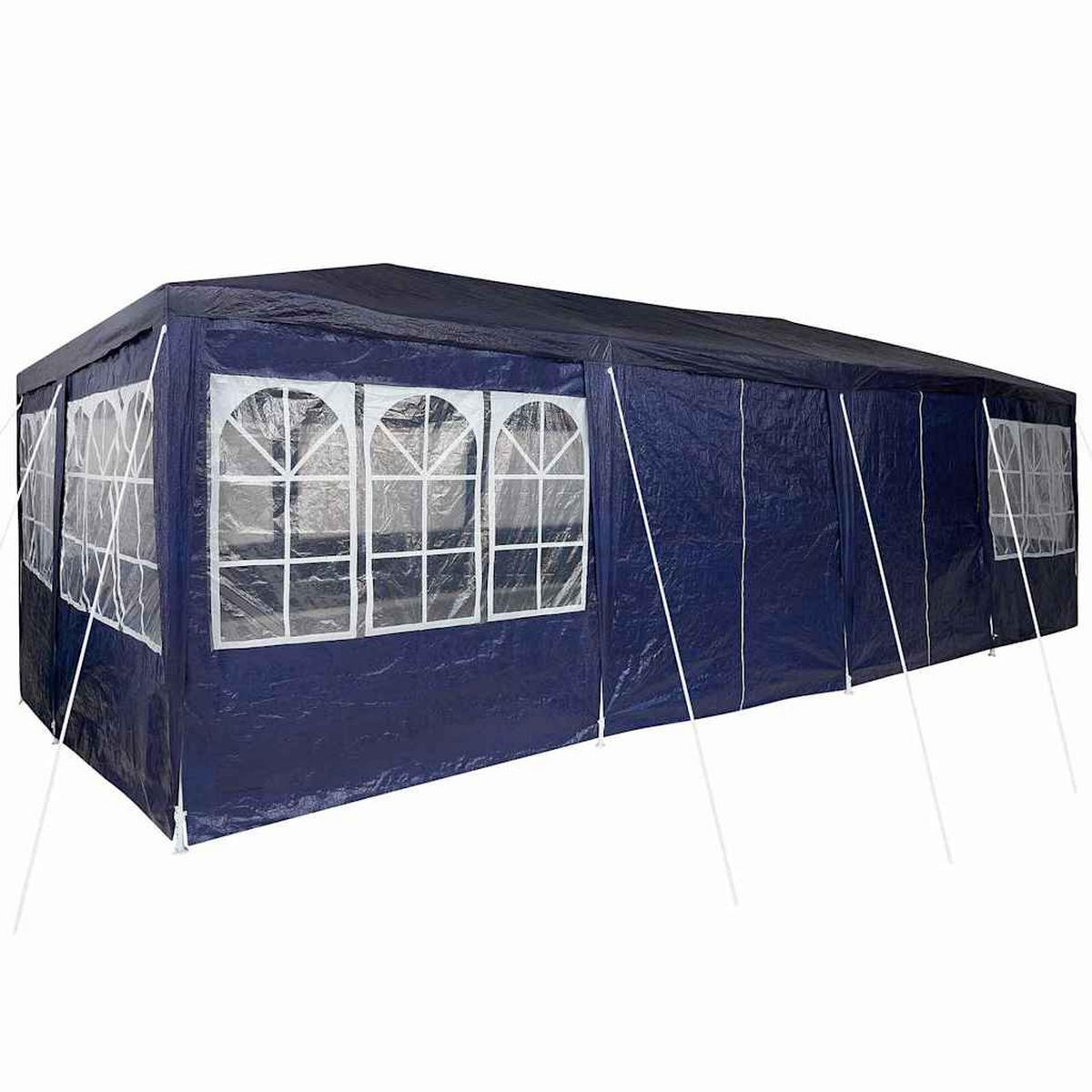 PARTY-ZELT Blau 800/400/266 Cm Polyethylen - Blau, Kunststoff (400/266/800cm) - vidaXL