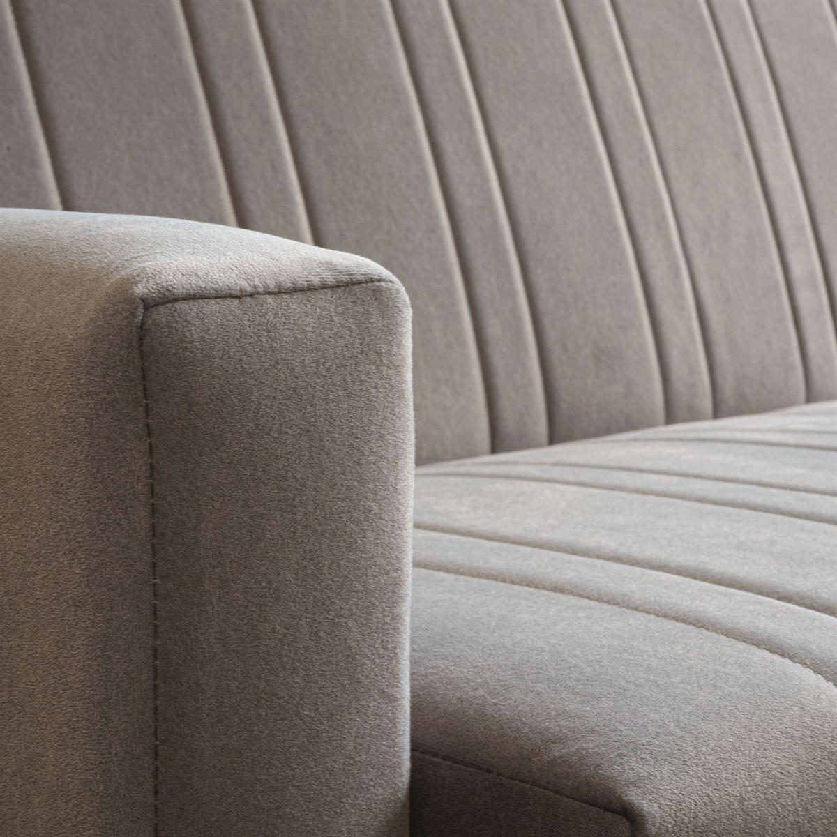 SCHLAFSOFA VERO MAX mit Schlaffunktion Castel 20 - Grau, Textil (191/88/90cm) - Lookway