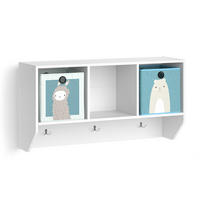 POLICE NA DĚTSKÝ POKOJ Luigi Bílá - bílá, kompozitní dřevo (31/56/107.2cm) - Vicco