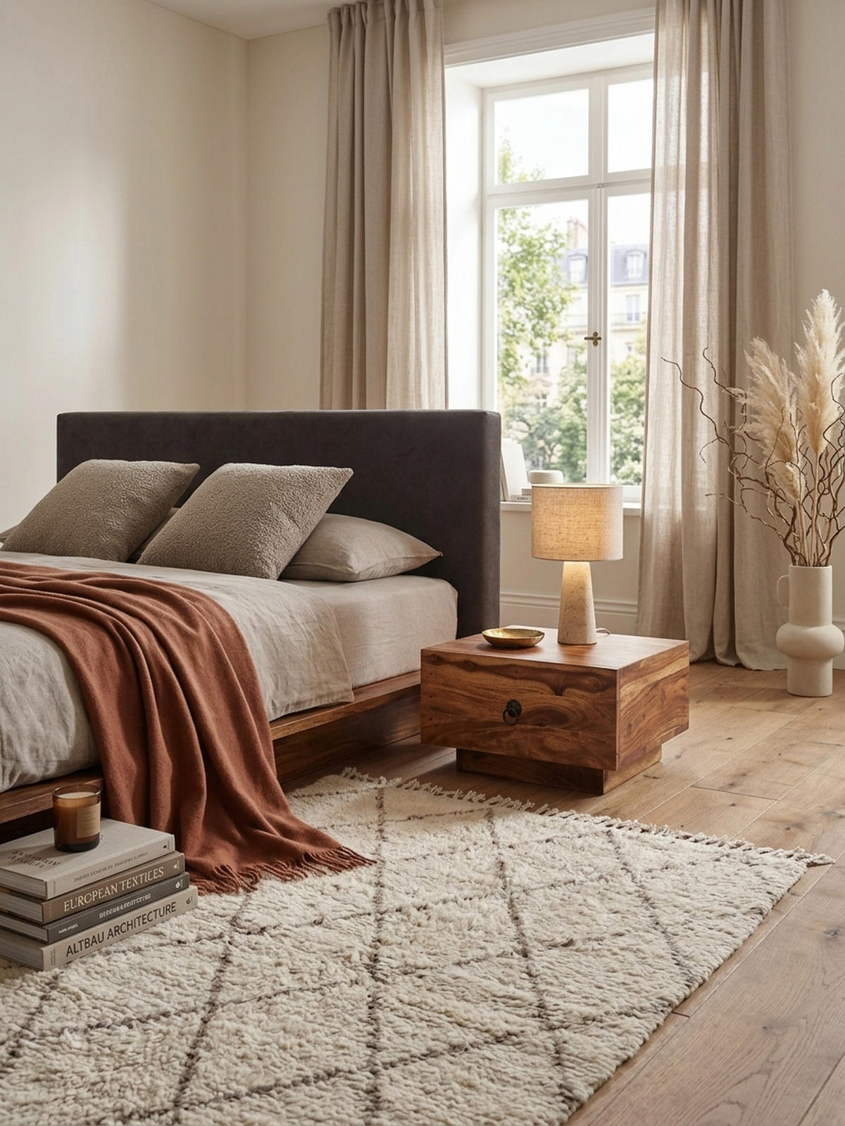 NACHTTISCH Massivholz Schublade Landhausstil Handgefertigt NAKO, Braun 40x40x25 cm - Braun, Holz/Metall (40/25/40cm) - KADIMA DESIGN