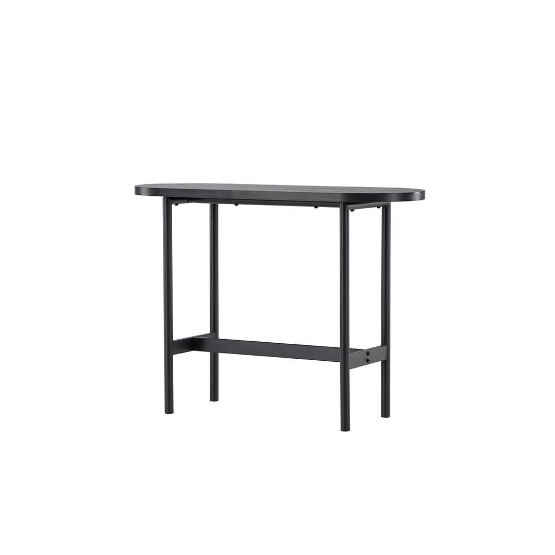 KONSOLENTISCH, Skate, Schwarz, Stahl, 40 x 110 x 80 cm - Schwarz, Metall (110/40/80cm) - ebuy24