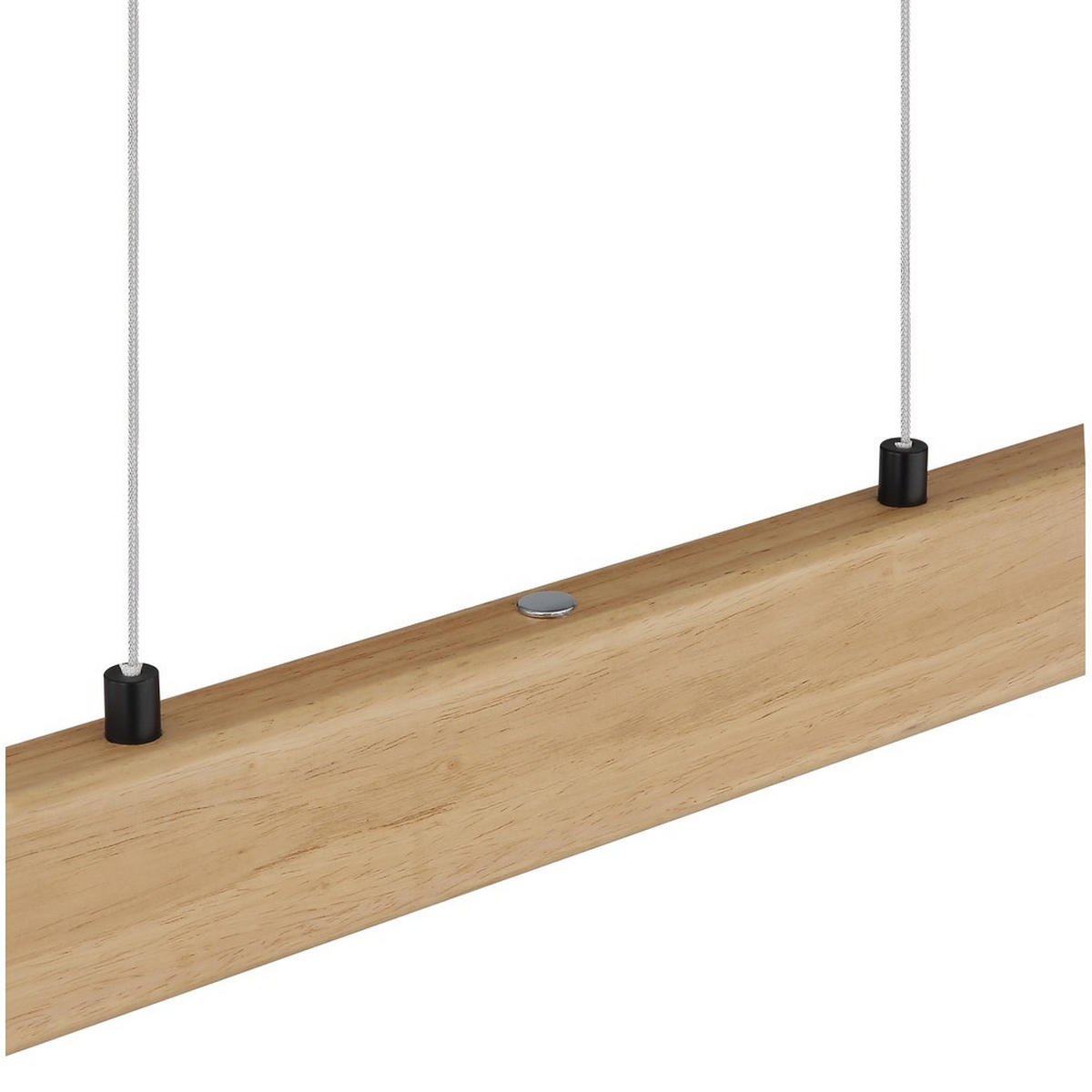 PENDELLEUCHTE MELBA, LED, Metall, Schwarz, dimmbar - Schwarz, Holz (115/5.5/150cm) - Globo Lighting