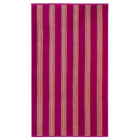 STRANDTUCH Frottee Velours Jacquard Milonga Fuchsia 70x140 400g/m² - Pink, Textil (70/140cm) - LE COMPTOIR DE LA PLAGE