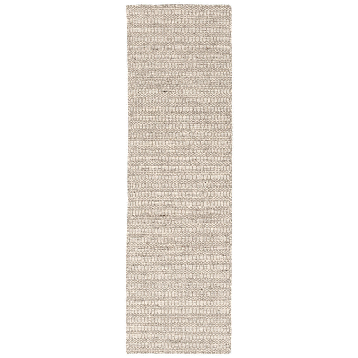 NATUR TEPPICH LÄUFER WOLLE SKANDI MELIERT - Grau, Textil (70/130cm) - Pergamon