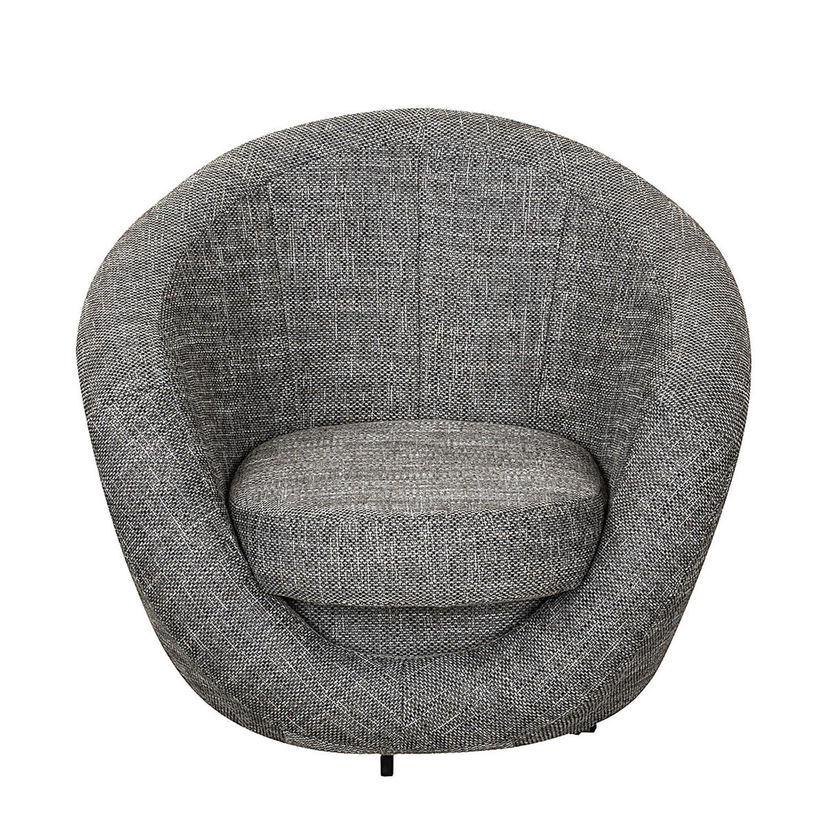 DREHSESSEL - Grau, Textil (92/75/80cm) - home24