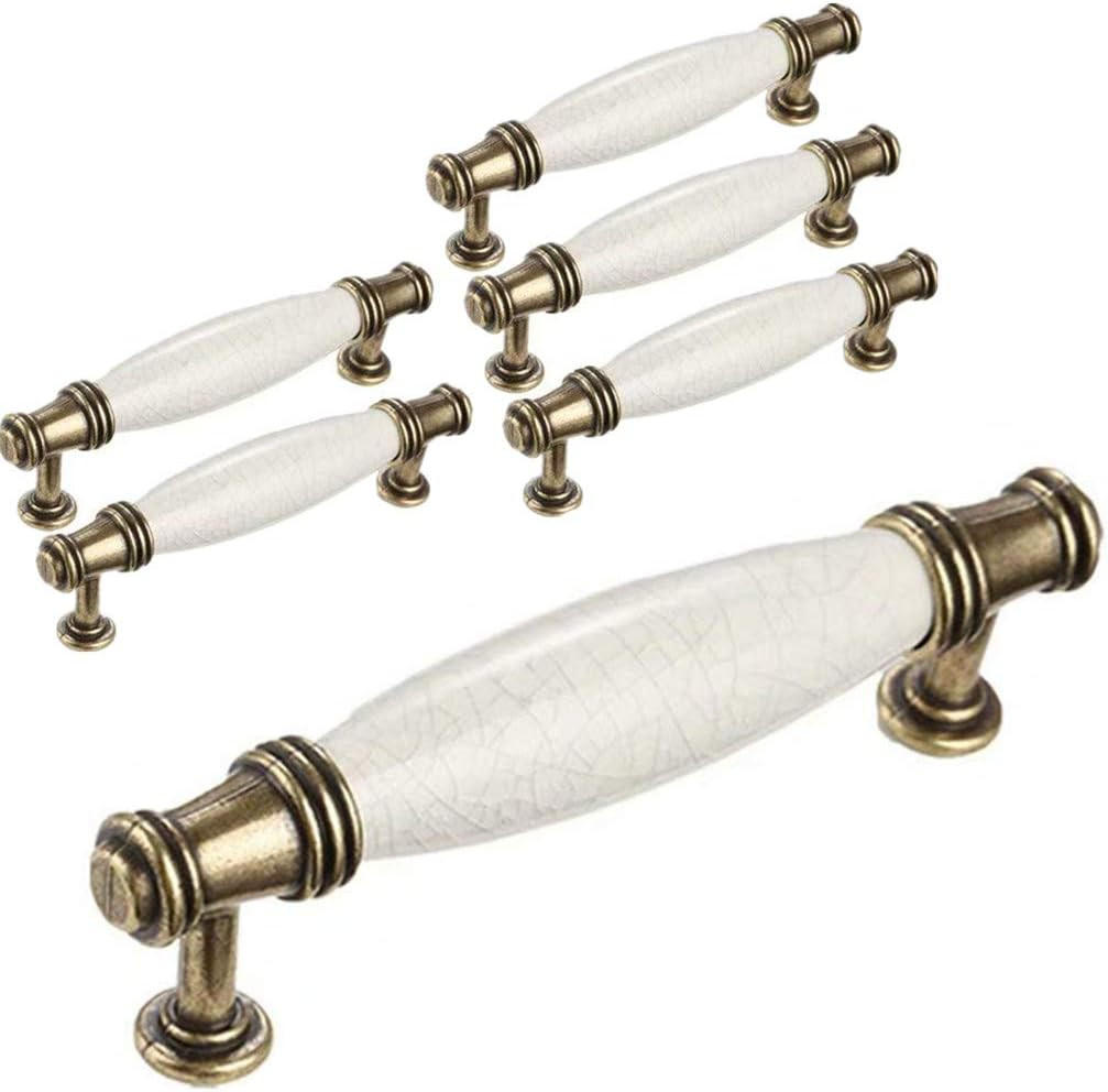 KÜCHENGRIFF 6er-Set 96 mm - Multicolor, Keramik (2.1/3.3/15cm)