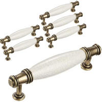 KÜCHENGRIFF 6er-Set 96 mm - Multicolor, Keramik (2.1/3.3/15cm)
