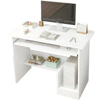 COMPUTERTISCH, weiß 80/40/74 cm - Weiß, Holzwerkstoff (40/80/74cm)