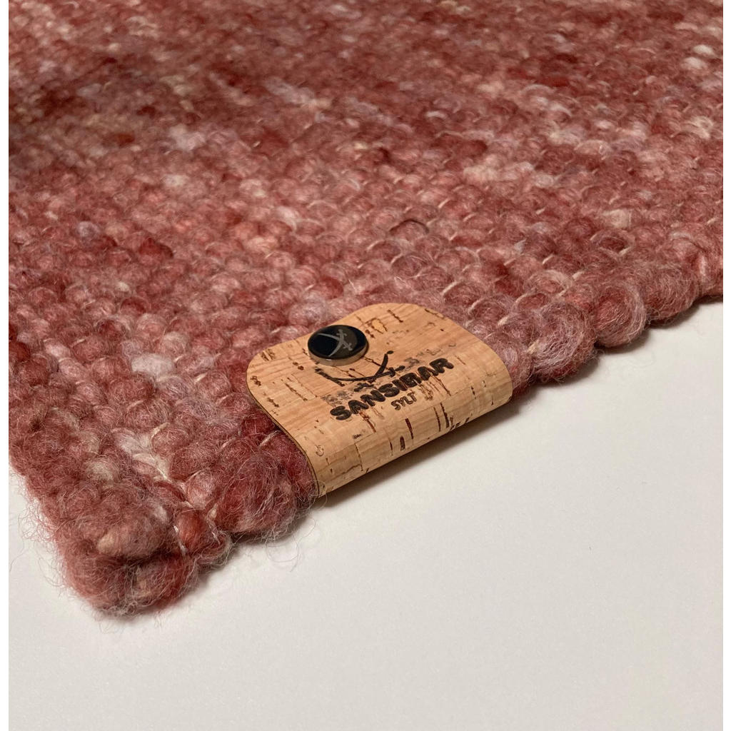 Thumbnail - Sansibar Sylt Webteppich, Rot, Textil, Uni, Rechteckig, 190x250 cm, für Fußbodenheizung geeignet, Teppiche & Böden, Tepp...